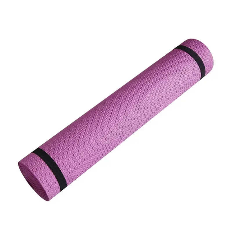 3MM-5MM Thick Anti-Skid Yoga Mat, EVA Comfort Foam, Ideal for Exercise, Yoga, Pilates, and Gymnastics