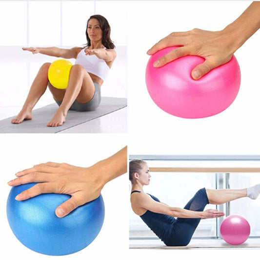 25cm Pilates and Fitness Ball - Gymnastics, Balance, and Core Exercise Ball for Yoga and Indoor Training Equipment