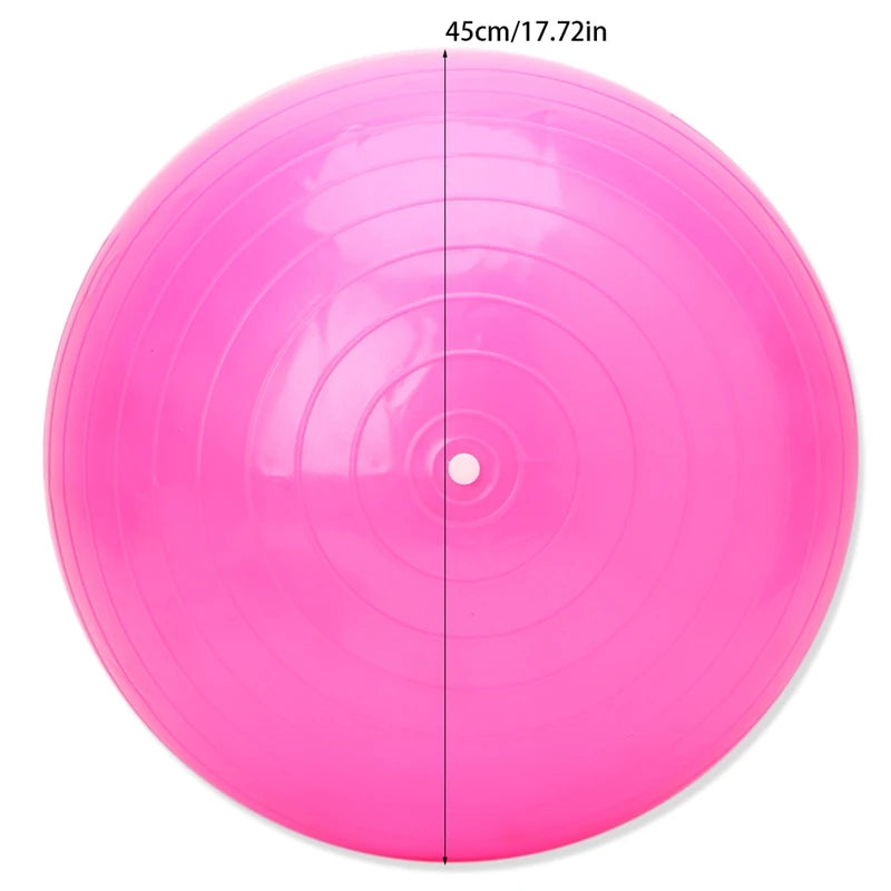 45cm Fitness Exercise Ball - PVC Gym Ball for Yoga Classes, Gym Training, and Physical Therapy