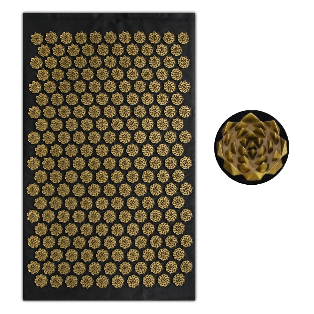 Pranamat Eco Lotus Spike Mat Cushion - Kuznetsov's Applicator for Neck, Foot, Back, and Yoga Exercises