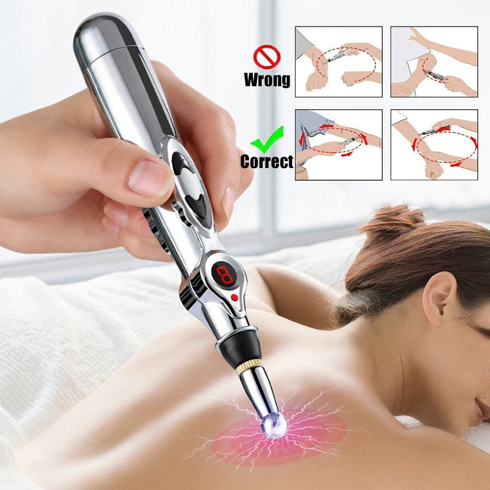 Electronic Acupuncture Pen Point Probe Meridians Acupuncture Massage Pen Physical Therapy Tools