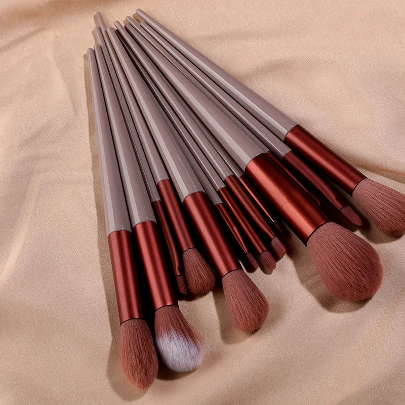 Makeup Brushes 13 Piece Set Eye Shadow Foundation Blush Blending