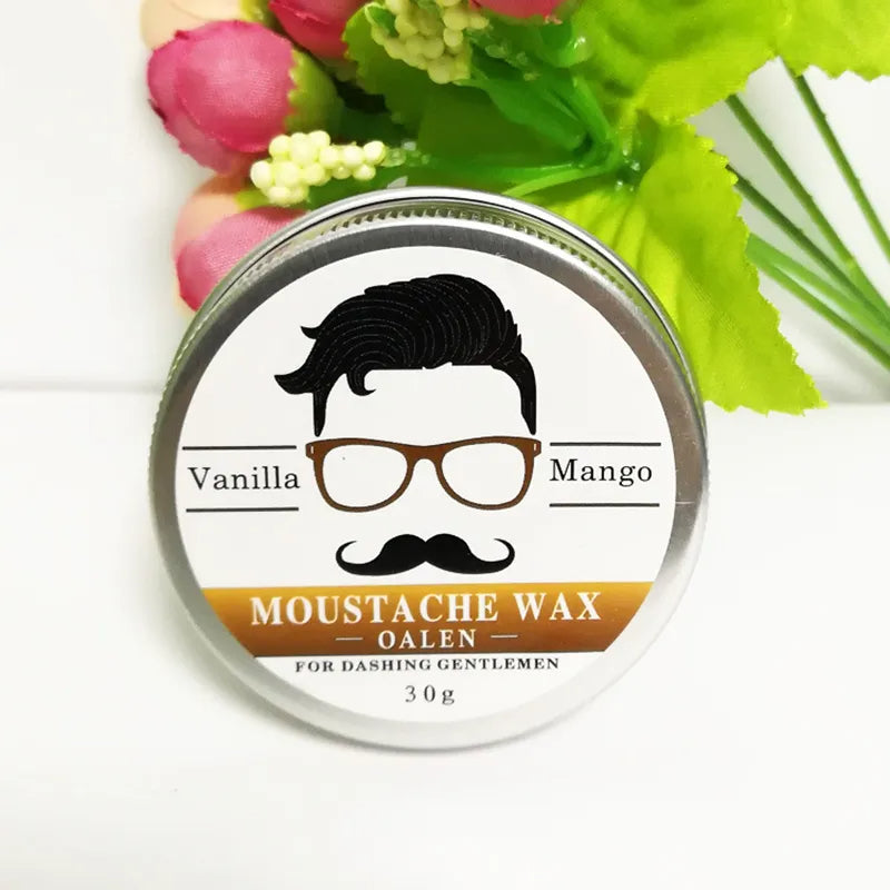 Organic Moustache Wax For Beard Smooth Style