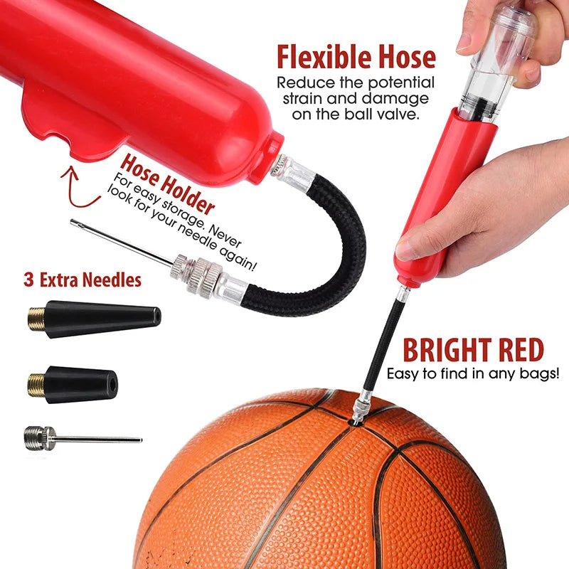 Portable Mini Ball Pump for Sport Volleyball Football  Basketball Soccer Yoga Ball Hand Air Pump Faster Inflation Gadget