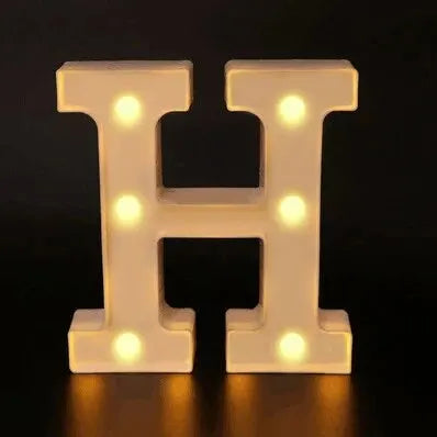 Alphabet LED Night Lights Luminous Number Letter Lamp 16cm Letter Light for Home Wedding Birthday Christmas Party Decoration