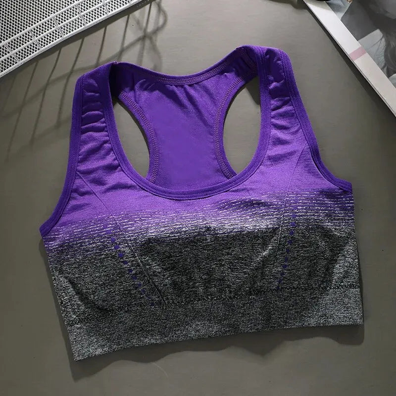 Seamless Sports Bra, Shock-absorbing, Steel Ring Free, Breathable, Quick Drying Yoga, and Stress Free