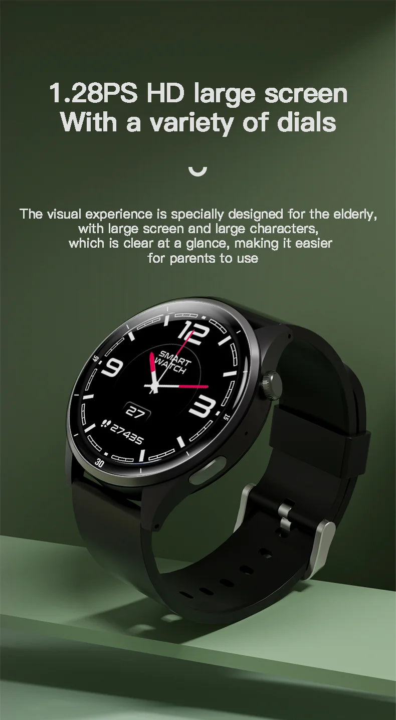 Smartwatch with 4G Network, Video Chat, SOS Call, GPS, and Android 8.1 System
