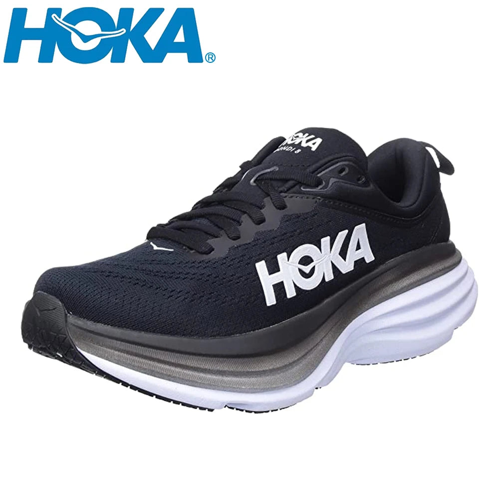 HOKA Bondi 8 Outdoor Sport Running Shoes Breathable Anti Slip Cushioning Road Runner Shoes Men and Women