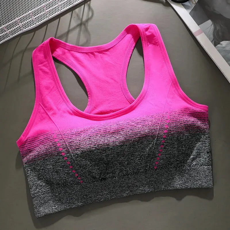 Seamless Sports Bra, Shock-absorbing, Steel Ring Free, Breathable, Quick Drying Yoga, and Stress Free