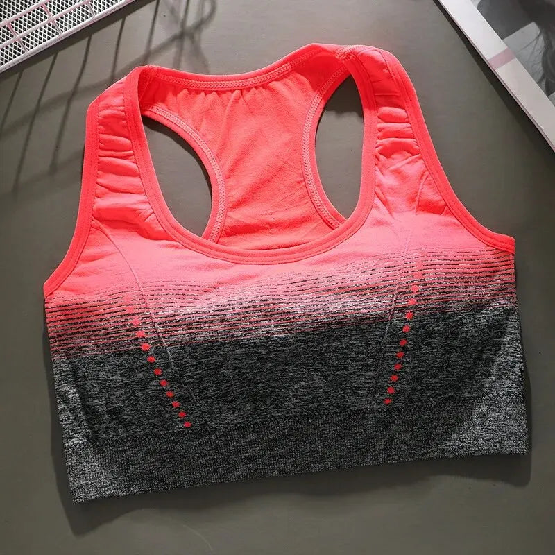 Seamless Sports Bra, Shock-absorbing, Steel Ring Free, Breathable, Quick Drying Yoga, and Stress Free