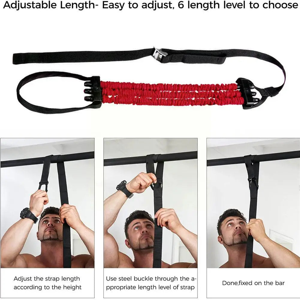 Pull-up Assist Band Elastic Chin Up Assistance Resistance Belt Bands Bar Home Gym Muscle Arm Training