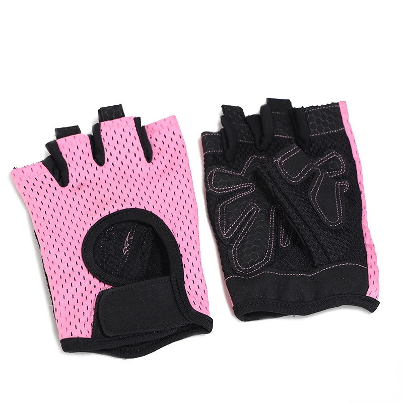 Professional Cycling Fingerless Gloves for Breathable Anti-Slip Fitness in Summer. Perfect for Gym, Fishing, and Biking.