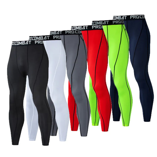 New Compression Pants Leggings Men Running Sport Quick Dry Pants Fitness Training Trousers Male Workout Clothing