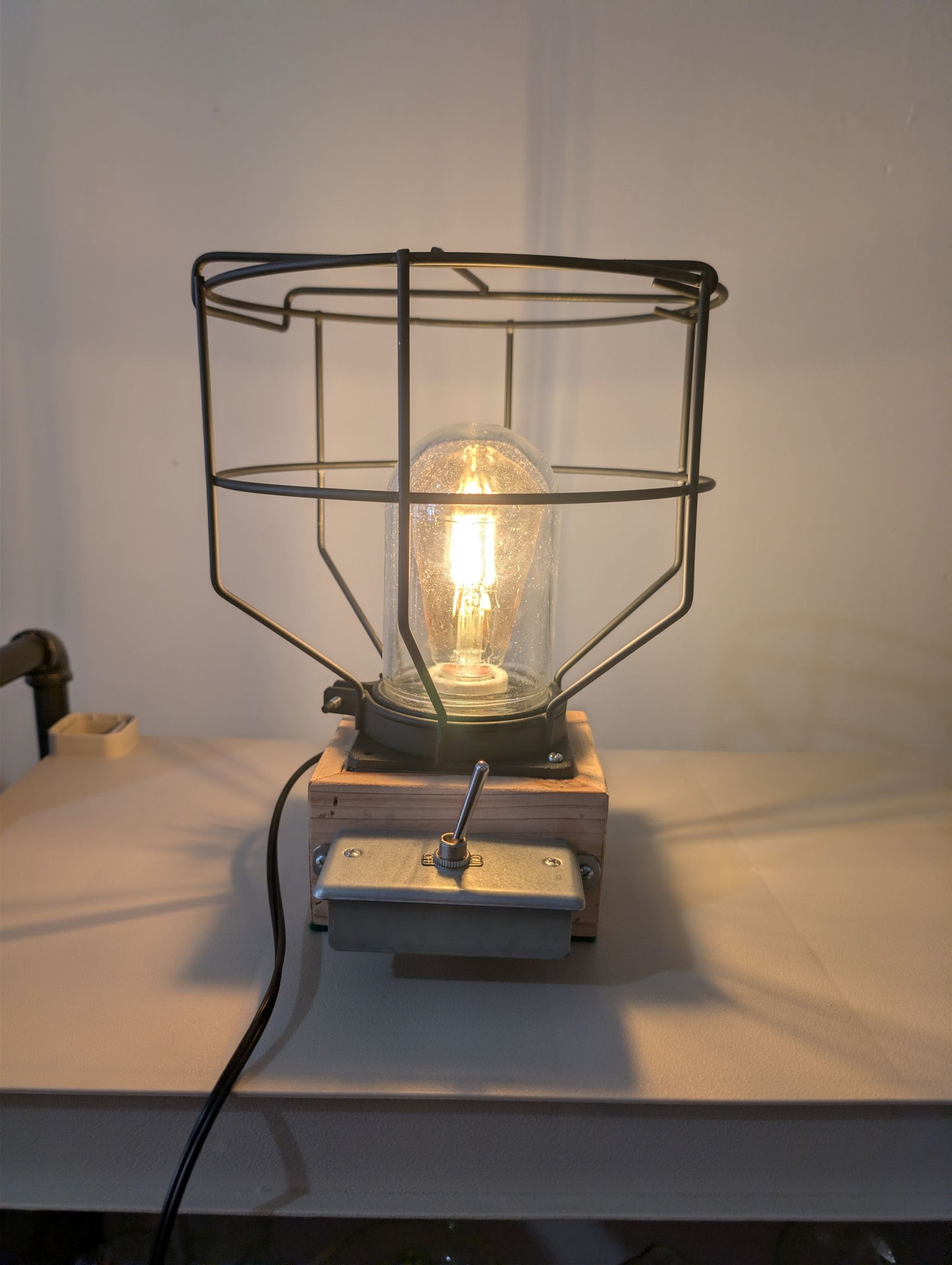 Industrial Table Lamp